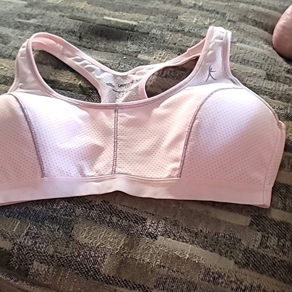Danskin Now Light Pink Racerback Sports Bra